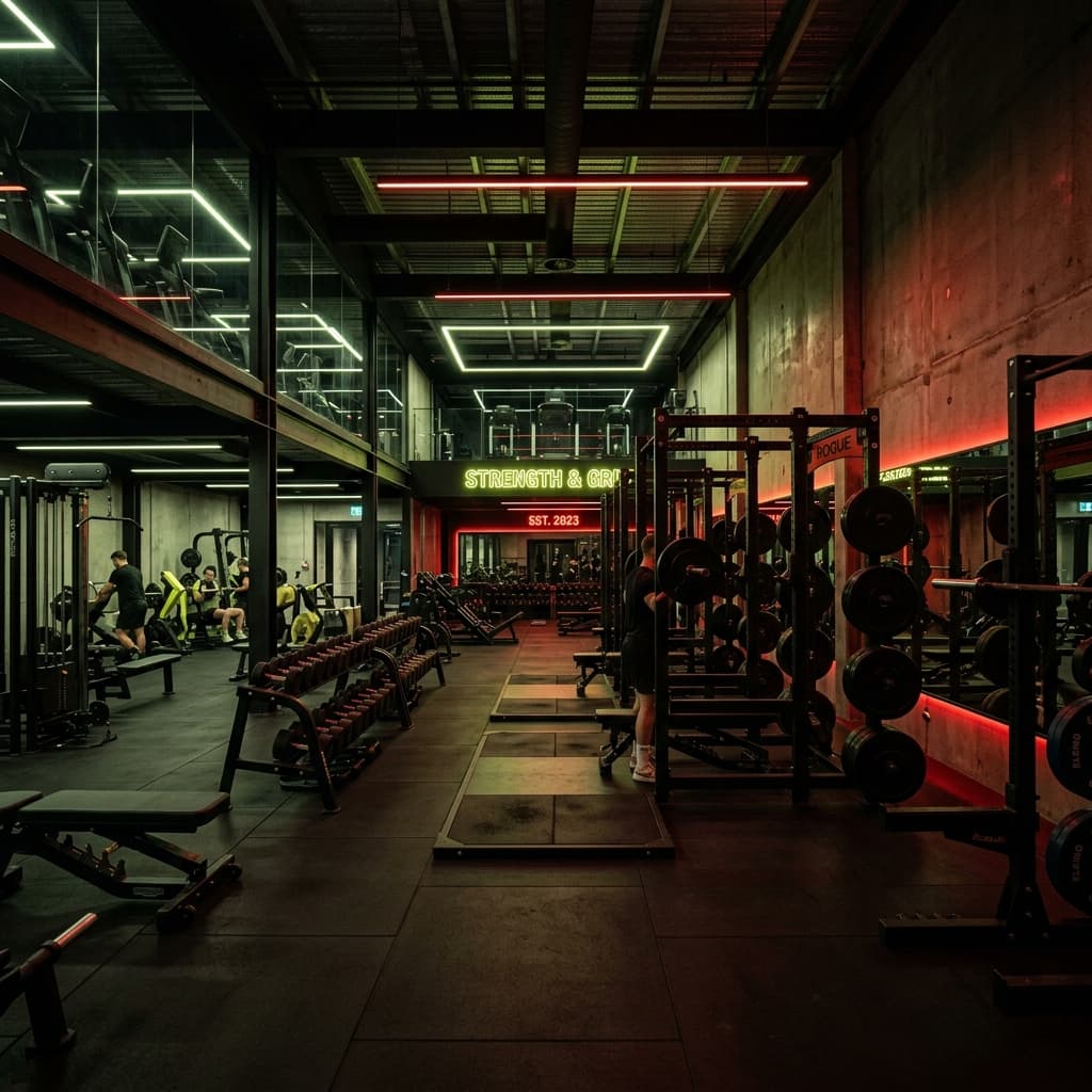 Premium Cinematic Gym Background